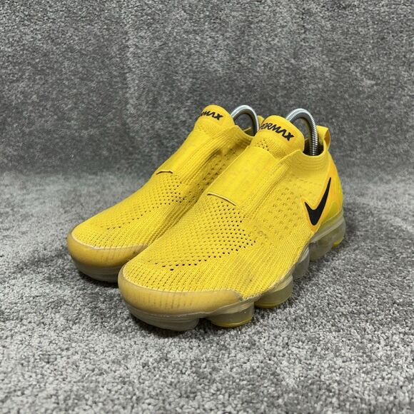 Nike Air VaporMax Moc 2 AJ6599-700 Women’s Size 8.5 Yellow Running Shoes Used - Picture 4 of 10